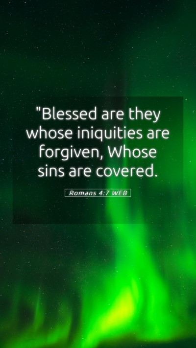 Picture 05 - Romans 4:7 WEB Mobile Phone Wallpaper - 