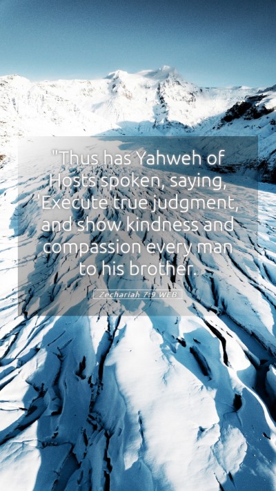 Picture 05 - Zechariah 7:9 WEB Mobile Phone Wallpaper - 
