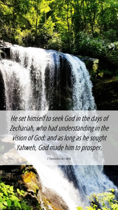 Picture 06 - 2 Chronicles 26:5 WEB Mobile Phone Wallpaper - He set himself to seek God in the days of - Mobile Bible Verse Wallpaper
