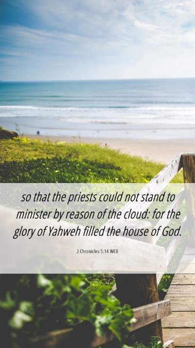 Picture 06 - 2 Chronicles 5:14 WEB Mobile Phone Wallpaper - so that the priests could not stand to minister - Mobile Bible Verse Wallpaper