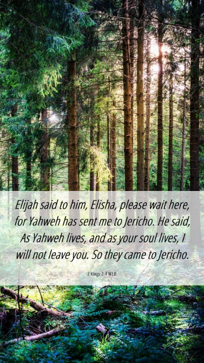 Picture 06 - 2 Kings 2:4 WEB Mobile Phone Wallpaper - Elijah said to him, Elisha, please wait here, for - Mobile Bible Verse Wallpaper