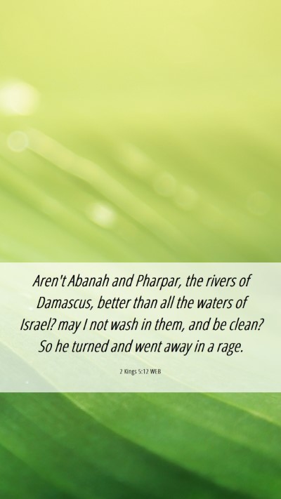 Picture 06 - 2 Kings 5:12 WEB Mobile Phone Wallpaper - Aren't Abanah and Pharpar, the rivers of - Mobile Bible Verse Wallpaper
