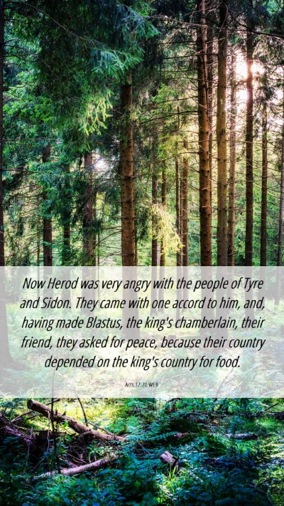 Picture 06 - Acts 12:20 WEB Mobile Phone Wallpaper - Now Herod was very angry with the people of Tyre - Mobile Bible Verse Wallpaper