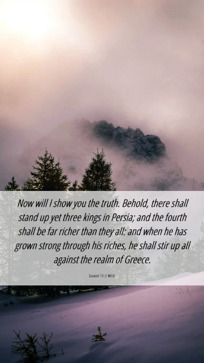 Picture 06 - Daniel 11:2 WEB Mobile Phone Wallpaper - Now will I show you the truth. Behold, there - Mobile Bible Verse Wallpaper