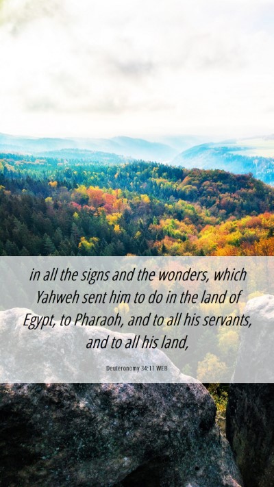 Picture 06 - Deuteronomy 34:11 WEB Mobile Phone Wallpaper - in all the signs and the wonders, which Yahweh - Mobile Bible Verse Wallpaper