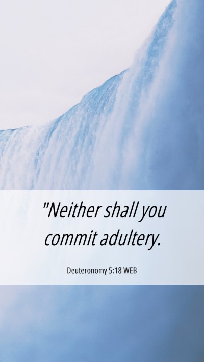 Picture 06 - Deuteronomy 5:18 WEB Mobile Phone Wallpaper - 