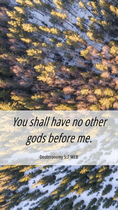 Picture 06 - Deuteronomy 5:7 WEB Mobile Phone Wallpaper - You shall have no other gods before - Mobile Bible Verse Wallpaper