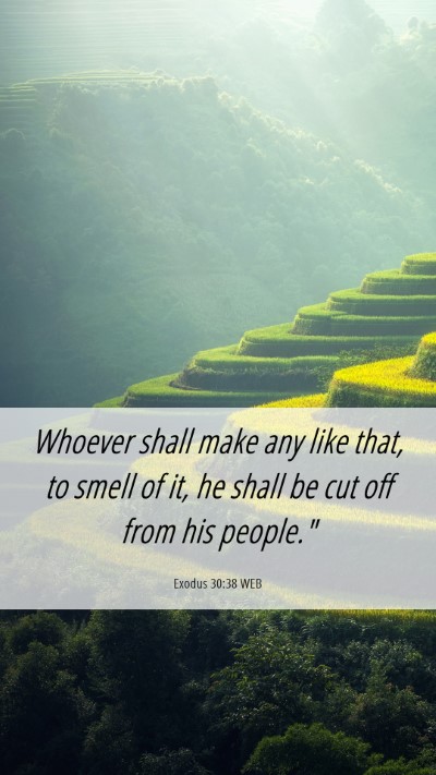Picture 06 - Exodus 30:38 WEB Mobile Phone Wallpaper - Whoever shall make any like that, to smell of it, - Mobile Bible Verse Wallpaper