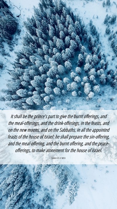 Picture 06 - Ezekiel 45:17 WEB Mobile Phone Wallpaper - It shall be the prince's part to give the burnt - Mobile Bible Verse Wallpaper