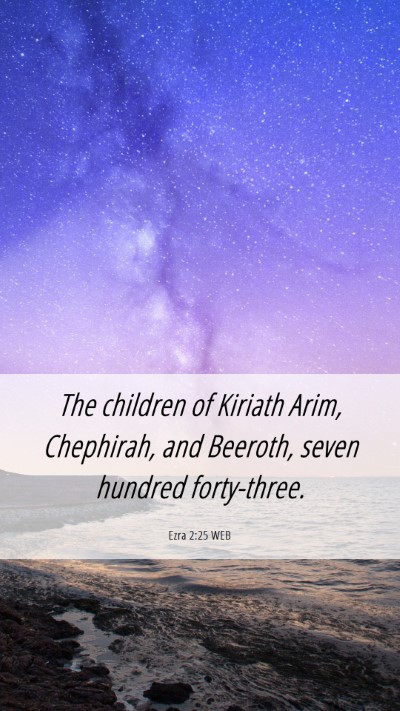 Picture 06 - Ezra 2:25 WEB Mobile Phone Wallpaper - The children of Kiriath Arim, Chephirah, and - Mobile Bible Verse Wallpaper