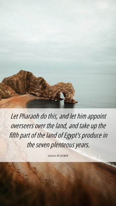 Picture 06 - Genesis 41:34 WEB Mobile Phone Wallpaper - Let Pharaoh do this, and let him appoint - Mobile Bible Verse Wallpaper