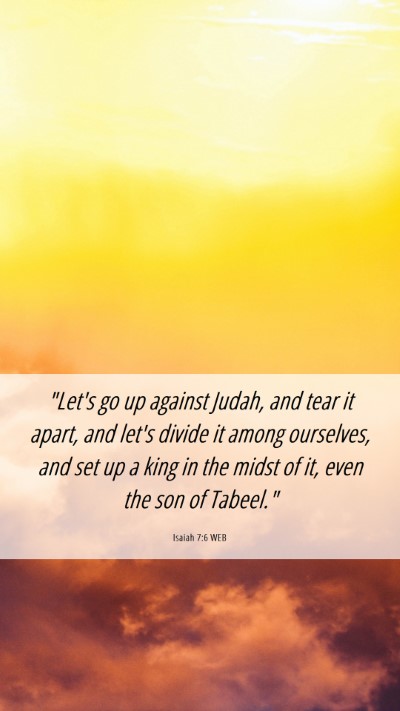 Picture 06 - Isaiah 7:6 WEB Mobile Phone Wallpaper - 