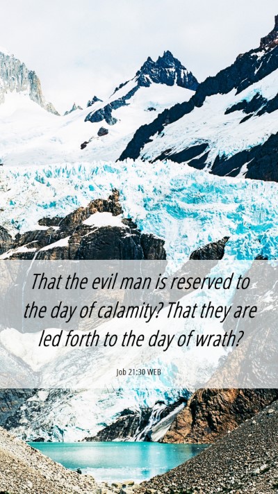 Picture 06 - Job 21:30 WEB Mobile Phone Wallpaper - That the evil man is reserved to the day of - Mobile Bible Verse Wallpaper