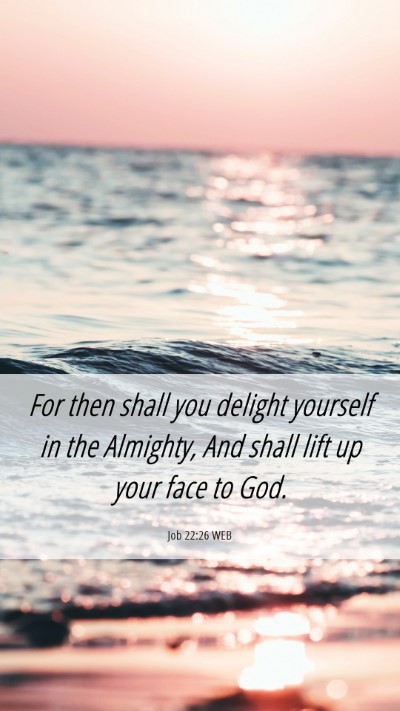 Picture 06 - Job 22:26 WEB Mobile Phone Wallpaper - For then shall you delight yourself in the - Mobile Bible Verse Wallpaper