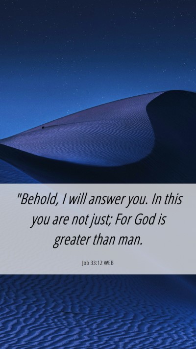 Picture 06 - Job 33:12 WEB Mobile Phone Wallpaper - 