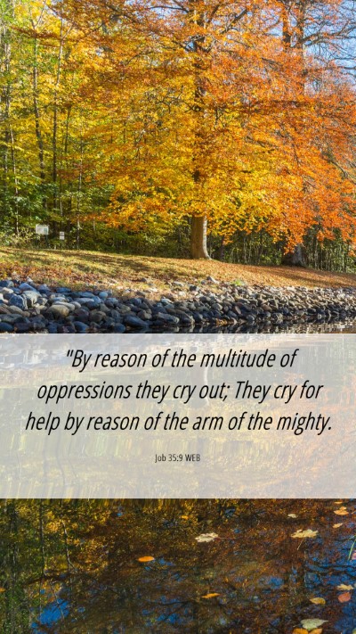 Picture 06 - Job 35:9 WEB Mobile Phone Wallpaper - 