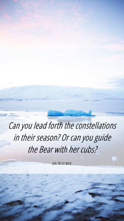 Picture 06 - Job 38:32 WEB Mobile Phone Wallpaper - Can you lead forth the constellations in their - Mobile Bible Verse Wallpaper