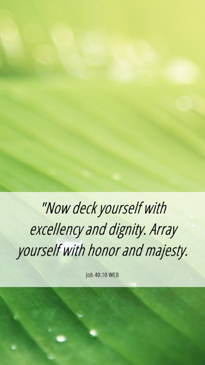 Picture 06 - Job 40:10 WEB Mobile Phone Wallpaper - 