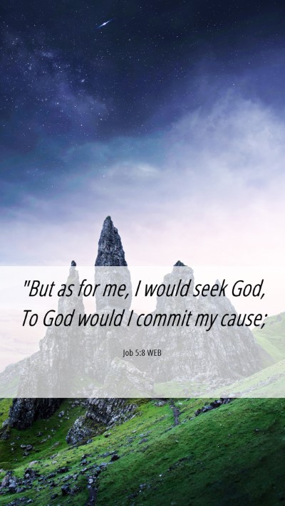 Picture 06 - Job 5:8 WEB Mobile Phone Wallpaper - 