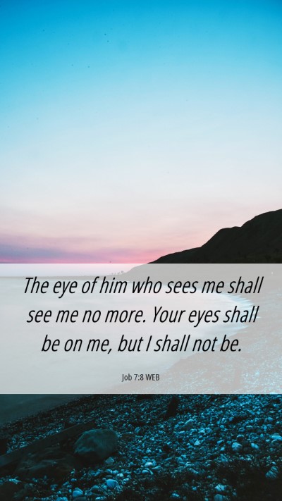 Picture 06 - Job 7:8 WEB Mobile Phone Wallpaper - The eye of him who sees me shall see me no more. - Mobile Bible Verse Wallpaper