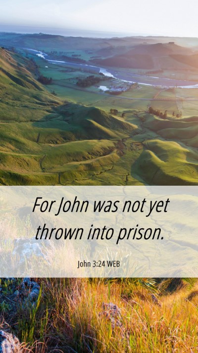 Picture 06 - John 3:24 WEB Mobile Phone Wallpaper - For John was not yet thrown into - Mobile Bible Verse Wallpaper
