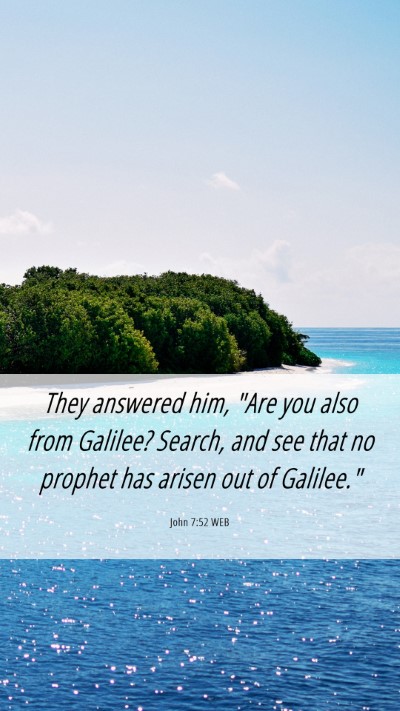Picture 06 - John 7:52 WEB Mobile Phone Wallpaper - They answered him, 