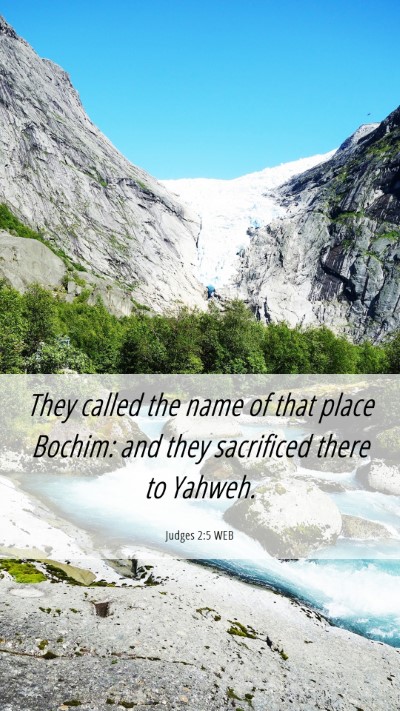 Picture 06 - Judges 2:5 WEB Mobile Phone Wallpaper - They called the name of that place Bochim: and - Mobile Bible Verse Wallpaper