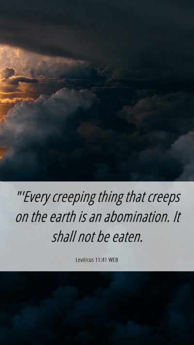 Picture 06 - Leviticus 11:41 WEB Mobile Phone Wallpaper - 