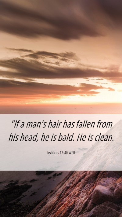 Picture 06 - Leviticus 13:40 WEB Mobile Phone Wallpaper - 