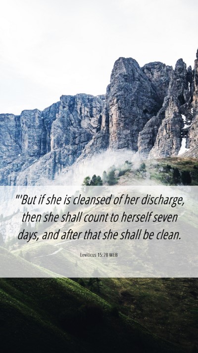 Picture 06 - Leviticus 15:28 WEB Mobile Phone Wallpaper - 