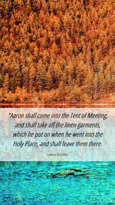 Picture 06 - Leviticus 16:23 WEB Mobile Phone Wallpaper - 