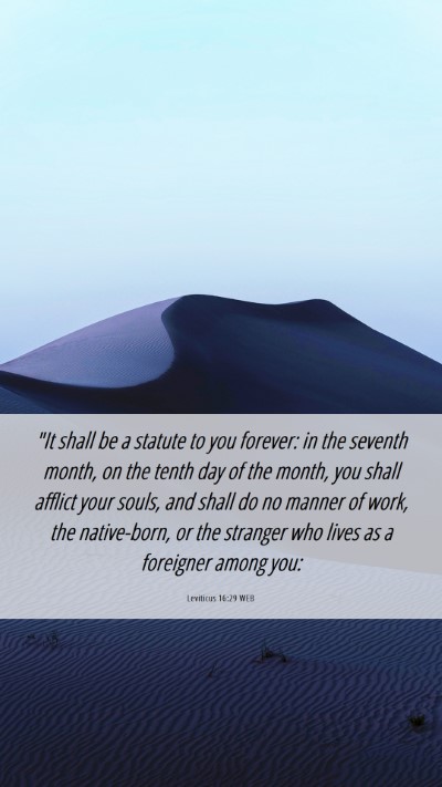 Picture 06 - Leviticus 16:29 WEB Mobile Phone Wallpaper - 