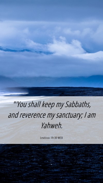 Picture 06 - Leviticus 19:30 WEB Mobile Phone Wallpaper - 