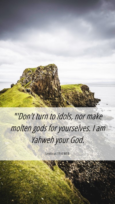 Picture 06 - Leviticus 19:4 WEB Mobile Phone Wallpaper - 