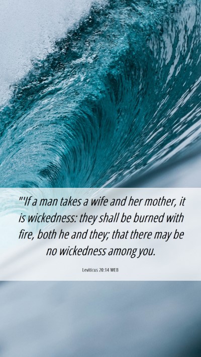 Picture 06 - Leviticus 20:14 WEB Mobile Phone Wallpaper - 