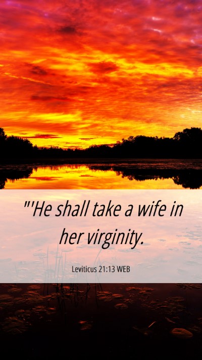 Picture 06 - Leviticus 21:13 WEB Mobile Phone Wallpaper - 