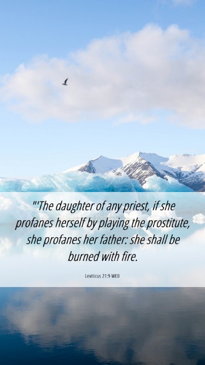 Picture 06 - Leviticus 21:9 WEB Mobile Phone Wallpaper - 