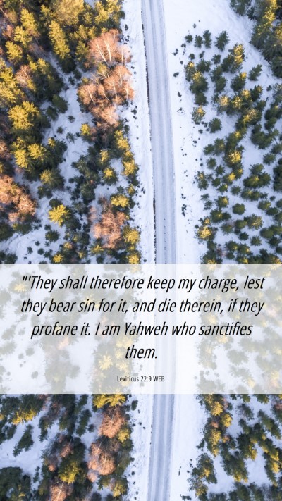 Picture 06 - Leviticus 22:9 WEB Mobile Phone Wallpaper - 