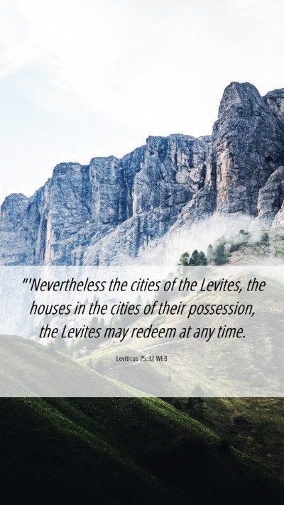 Picture 06 - Leviticus 25:32 WEB Mobile Phone Wallpaper - 