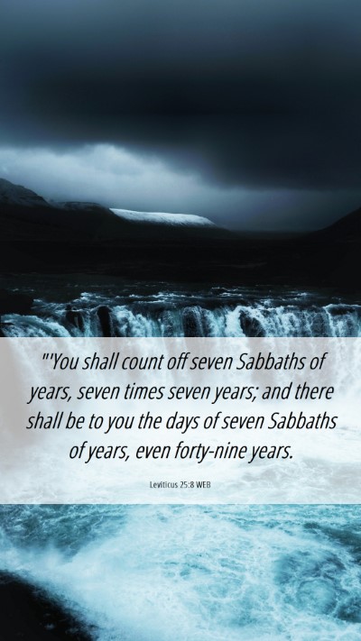 Picture 06 - Leviticus 25:8 WEB Mobile Phone Wallpaper - 