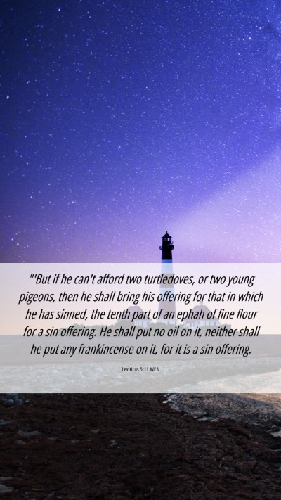 Picture 06 - Leviticus 5:11 WEB Mobile Phone Wallpaper - 