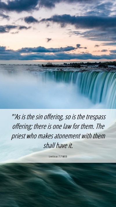 Picture 06 - Leviticus 7:7 WEB Mobile Phone Wallpaper - 