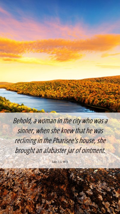 Picture 06 - Luke 7:37 WEB Mobile Phone Wallpaper - Behold, a woman in the city who was a sinner, - Mobile Bible Verse Wallpaper