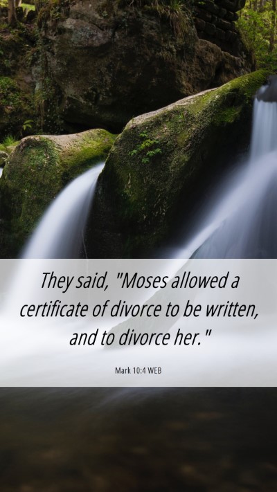 Picture 06 - Mark 10:4 WEB Mobile Phone Wallpaper - They said, 
