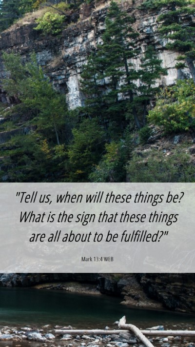 Picture 06 - Mark 13:4 WEB Mobile Phone Wallpaper - 
