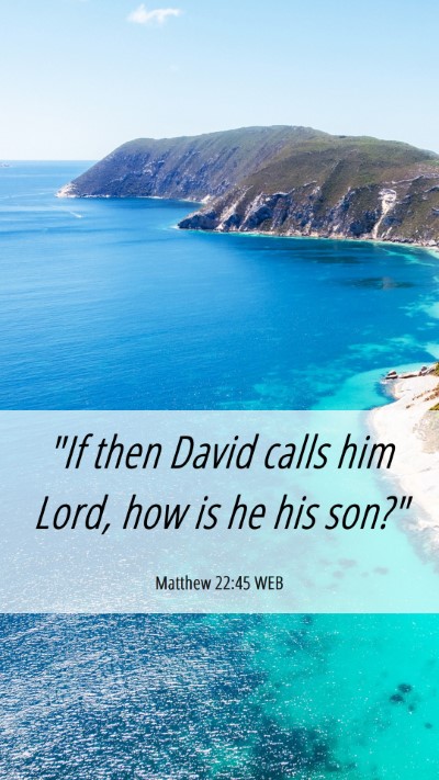 Picture 06 - Matthew 22:45 WEB Mobile Phone Wallpaper - 