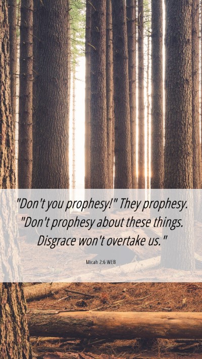 Picture 06 - Micah 2:6 WEB Mobile Phone Wallpaper - 