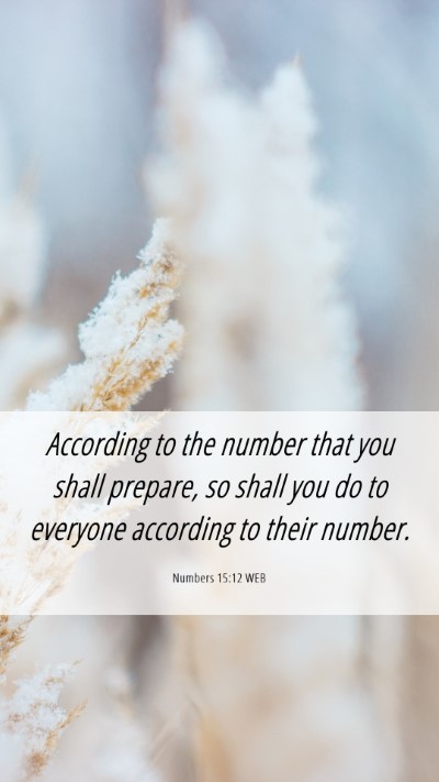 Picture 06 - Numbers 15:12 WEB Mobile Phone Wallpaper - According to the number that you shall prepare, - Mobile Bible Verse Wallpaper