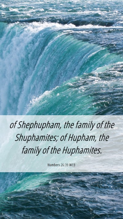 Picture 06 - Numbers 26:39 WEB Mobile Phone Wallpaper - of Shephupham, the family of the Shuphamites; of - Mobile Bible Verse Wallpaper