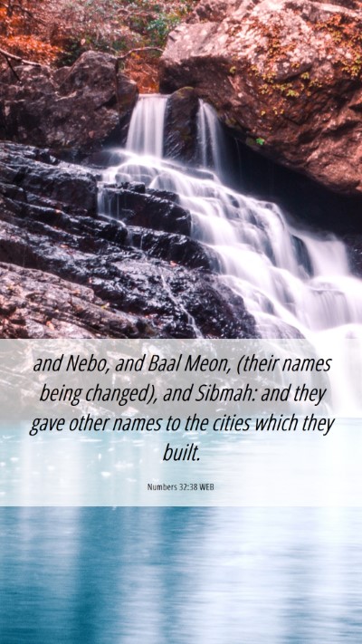 Picture 06 - Numbers 32:38 WEB Mobile Phone Wallpaper - and Nebo, and Baal Meon, (their names being - Mobile Bible Verse Wallpaper